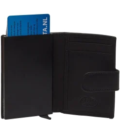 Leipzig - Kreditkartenetui 6cc 10 cm RFID (black)