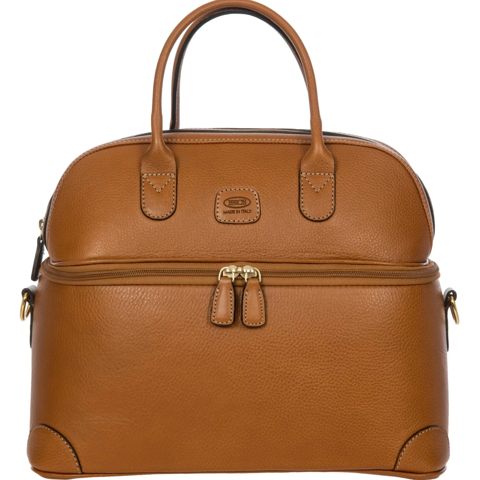 Life Pelle - Beautycase 35 cm (tan leather)