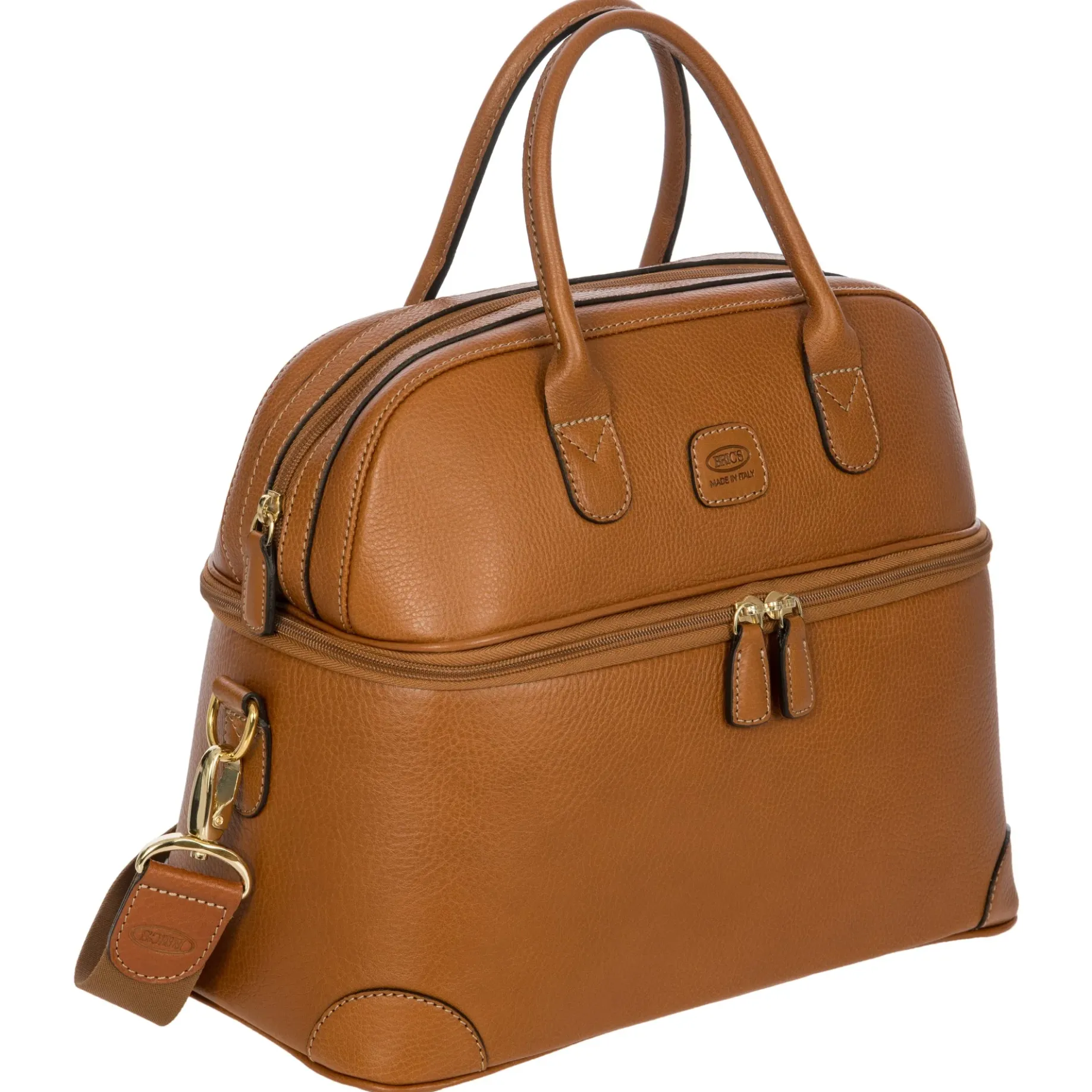 Life Pelle - Beautycase 35 cm (tan leather)