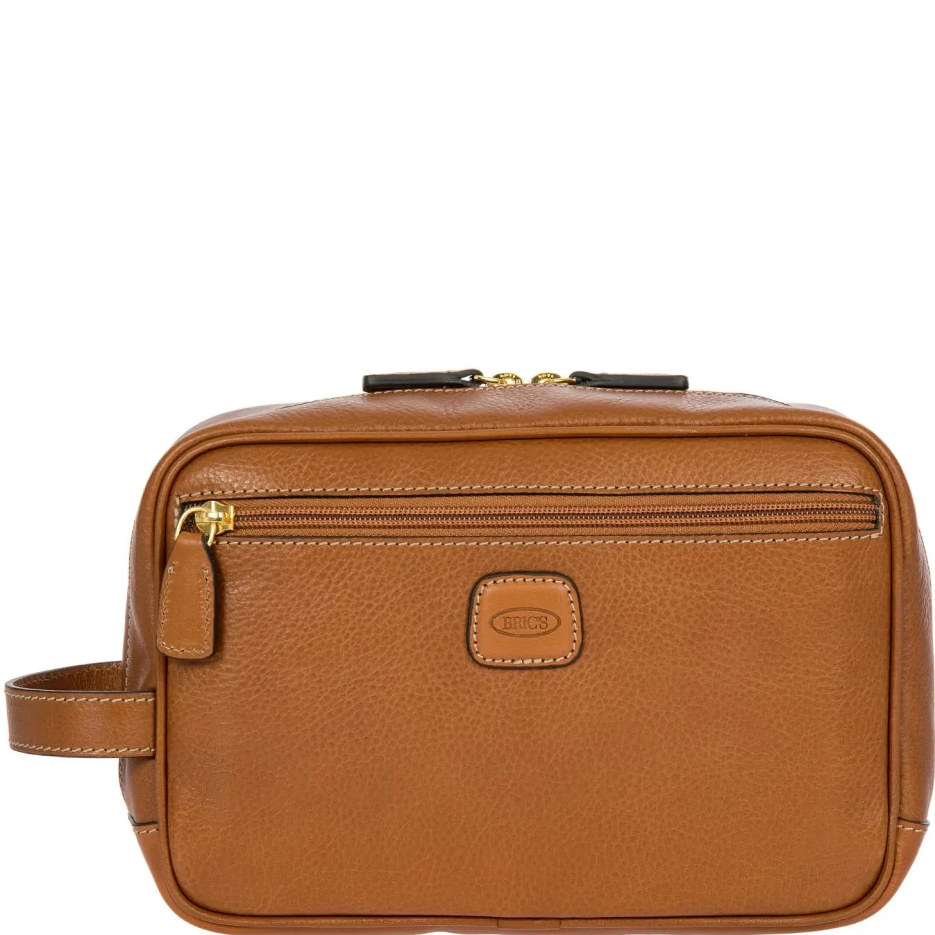 Life Pelle - Kulturbeutel 25 cm (cognac)