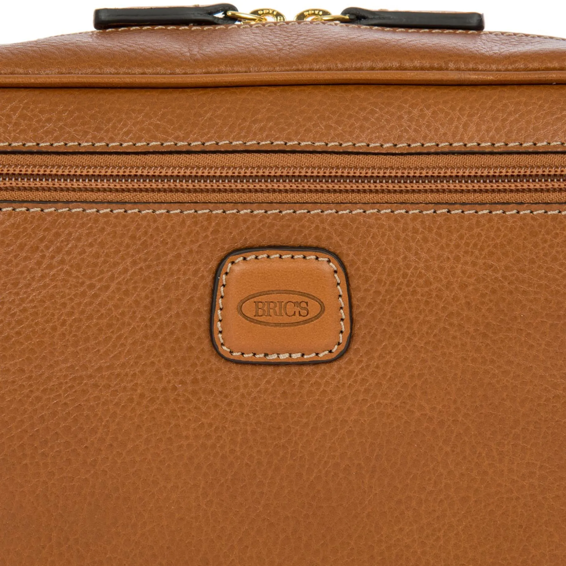 Life Pelle - Kulturbeutel 25 cm (cognac)