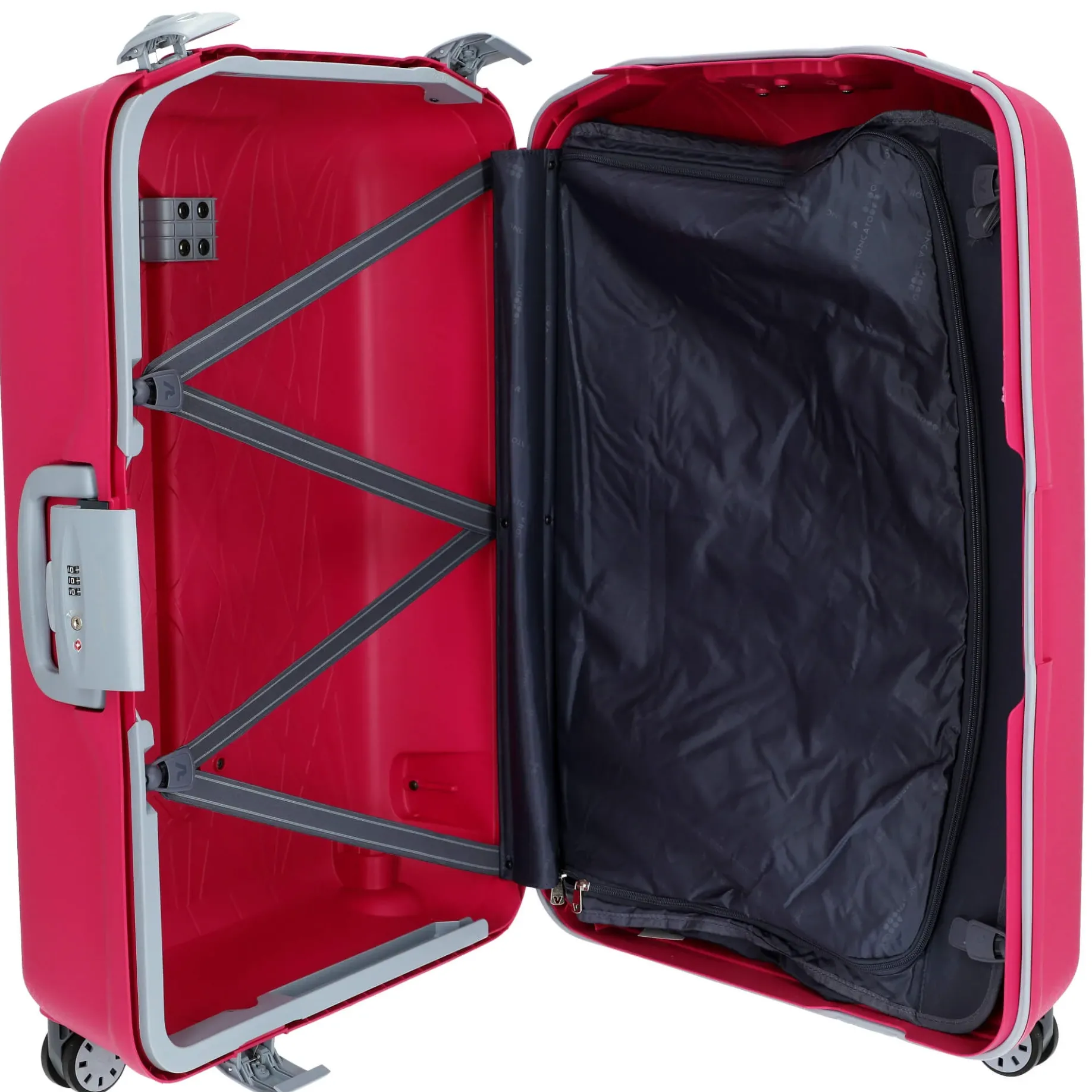 Light - 4-Rollen-Trolley Set 2tlg. M/L (magenta)