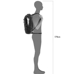 Light-Pack 25 Rolltop - Rucksack 47 cm (black)