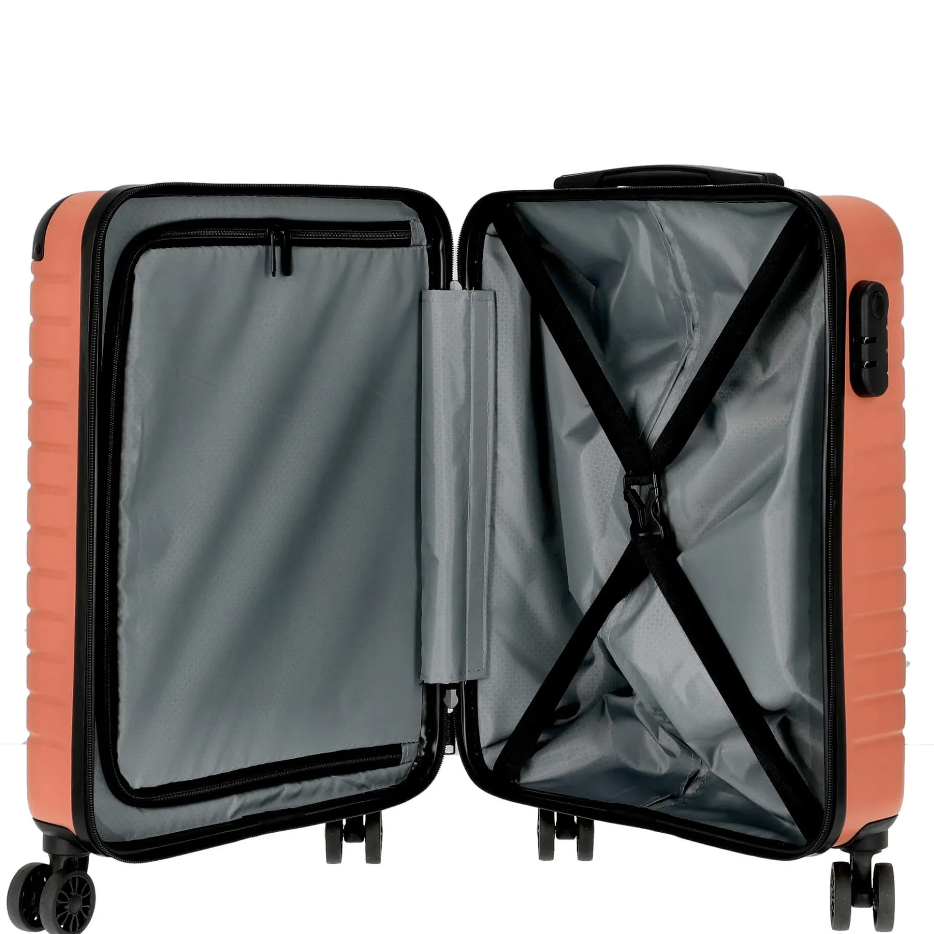 Line - 4-Rollen Kabinentrolley S 55 cm (coral)