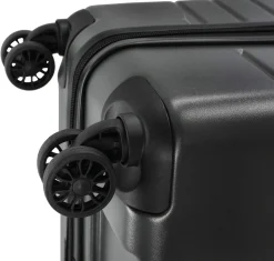 Line - 4-Rollen-Trolley Set 3tlg. (anthrazit)