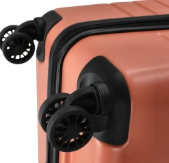 Line - 4-Rollen-Trolley Set 3tlg. (coral)