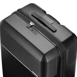 Lineo Stripe - 4-Rollen-Trolley L 76 cm erw. (black)