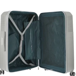 Lineo Stripe - 4-Rollen-Trolley L 76 cm erw. (silver)