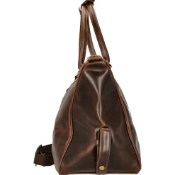 Linwood Weekender - Reisetasche 50 cm Leder (brown/dots)