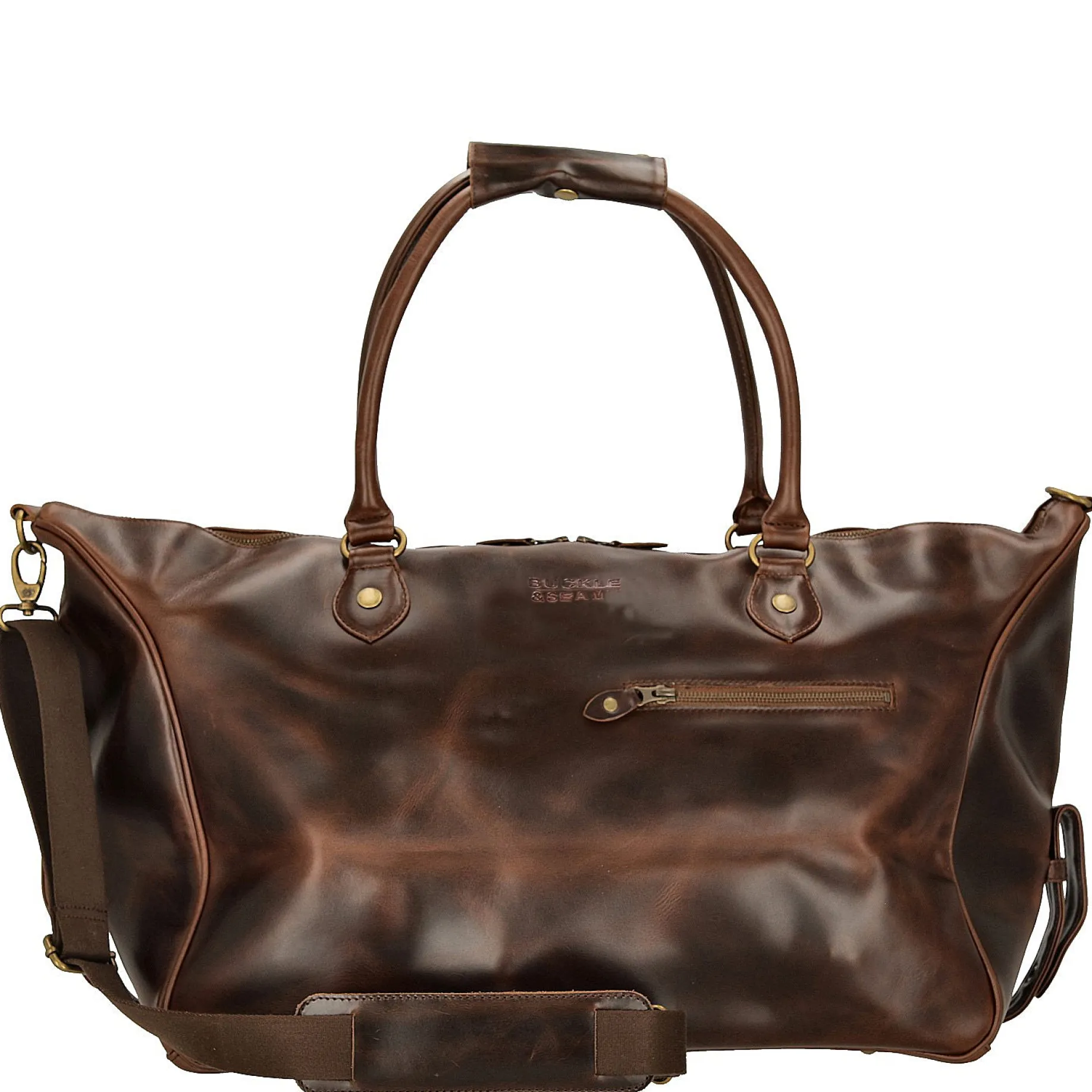 Linwood Weekender - Reisetasche 50 cm Leder (brown/blue)