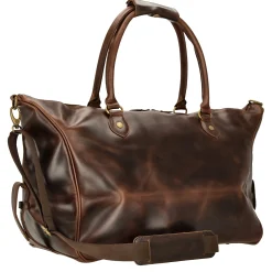 Linwood Weekender - Reisetasche 50 cm Leder (brown/blue)