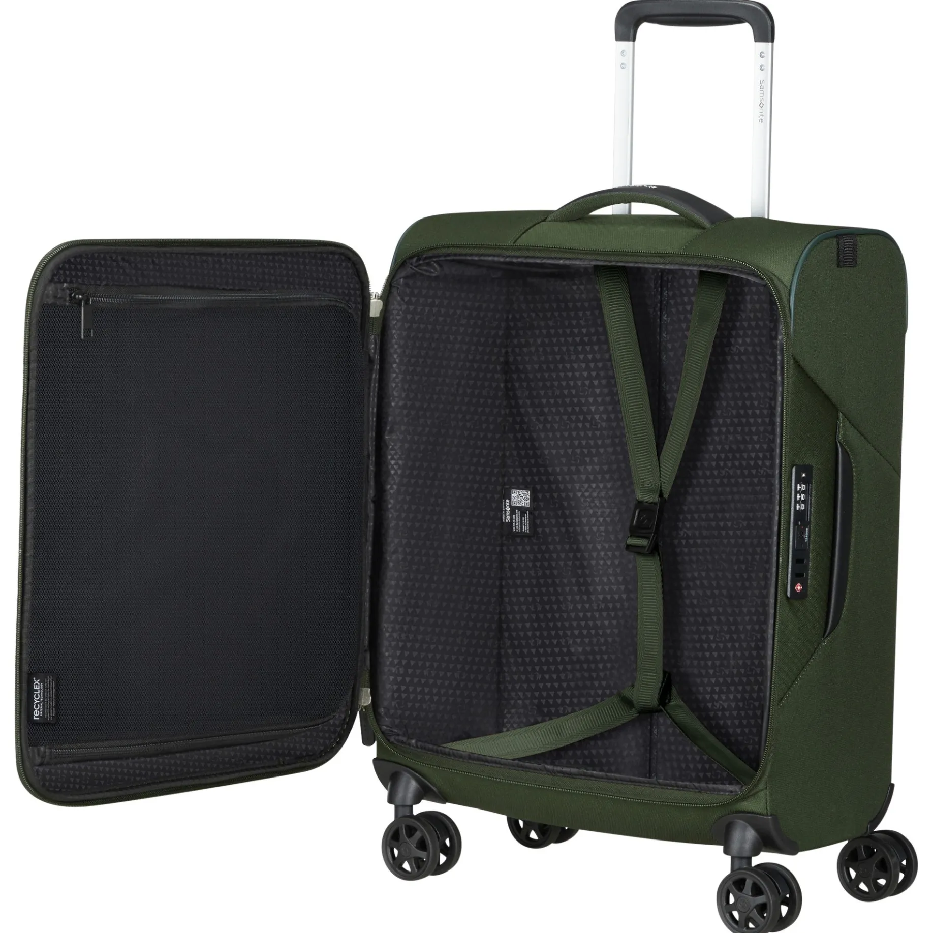 Litebeam - 4-Rollen Kabinentrolley 55 cm (climbing ivy)