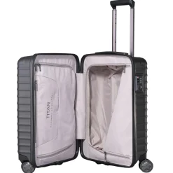LITRON - 4-Rollen-Kabinentrolley 55 cm (Schwarz)