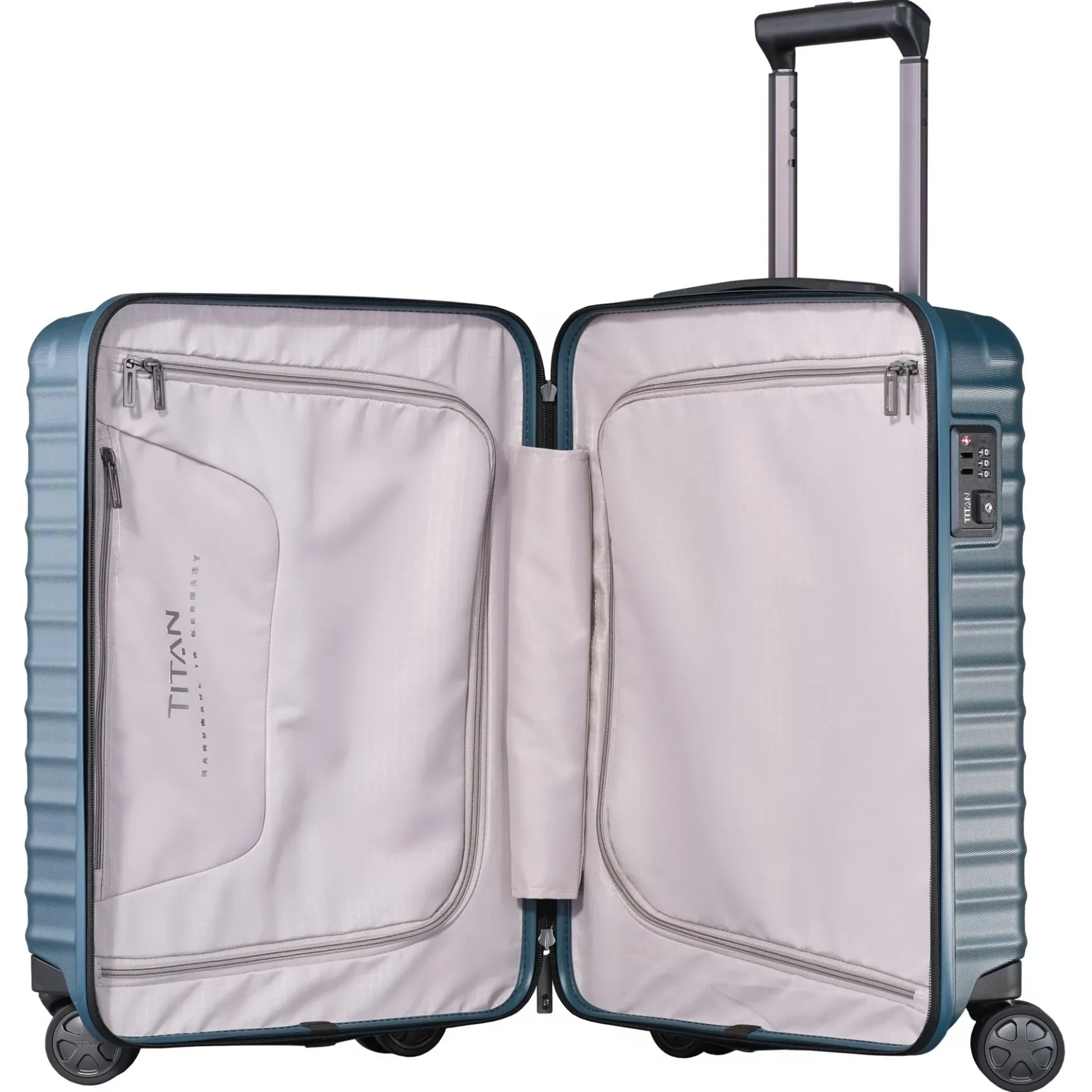LITRON - 4-Rollen-Kabinentrolley 55 cm (Petrol)