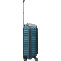 LITRON FRAME - 4-Rollen-Kabinentrolley mit Vortasche 55 cm (petrol)