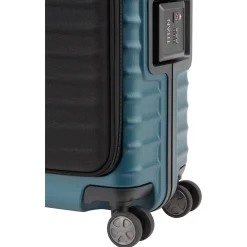 LITRON FRAME - 4-Rollen-Kabinentrolley mit Vortasche 55 cm (petrol)