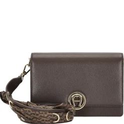 Livia - Umhängetasche + Tuch 24 cm M (espresso brown)