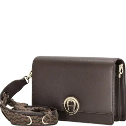 Livia - Umhängetasche + Tuch 24 cm M (espresso brown)