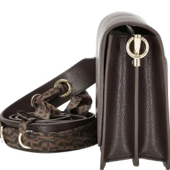 Livia - Umhängetasche + Tuch 24 cm M (espresso brown)