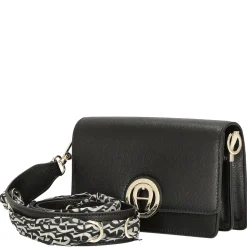 Livia - Umhängetasche + Tuch 20 cm S (black)