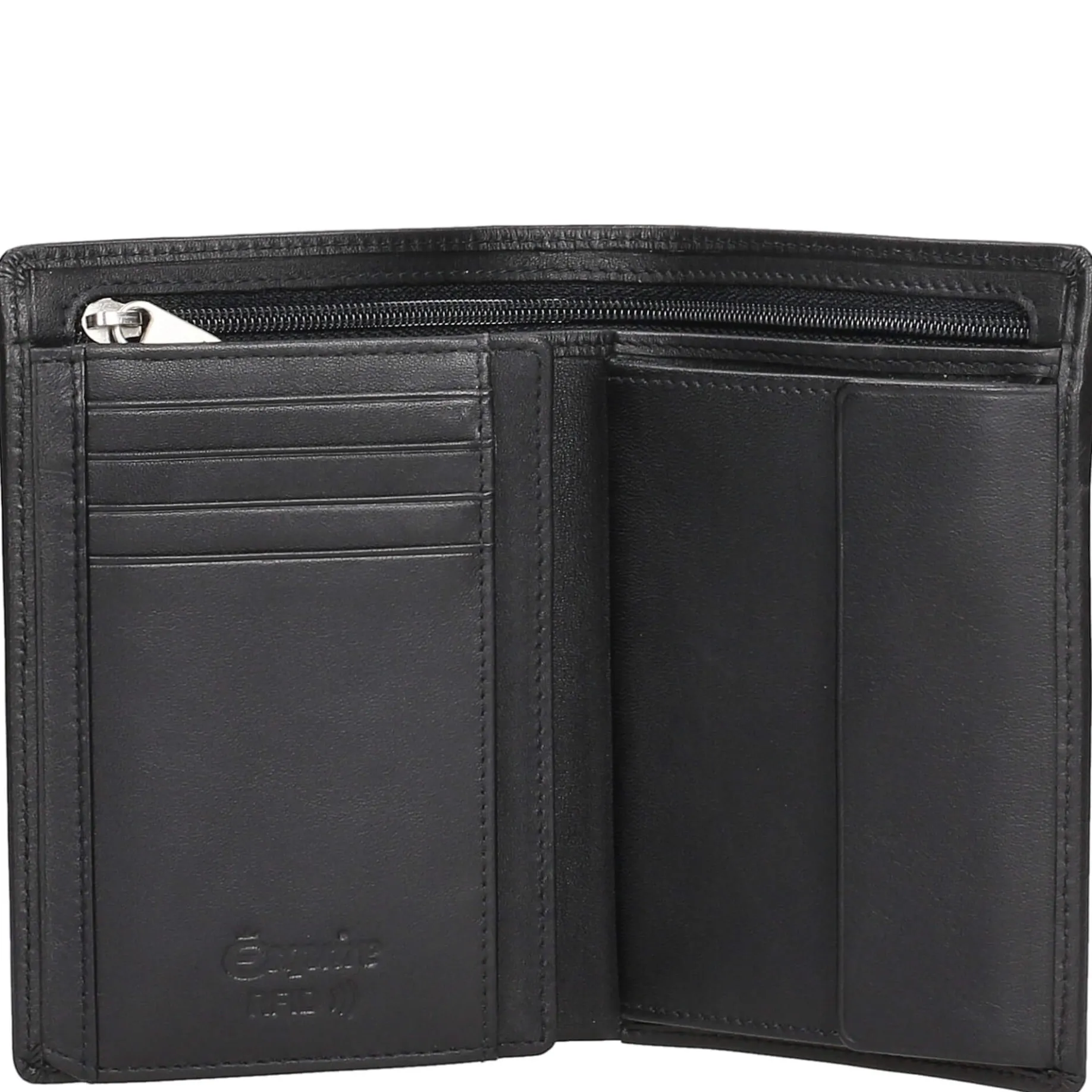 Logo - Geldbörse 12cc 13 cm RFID (black)