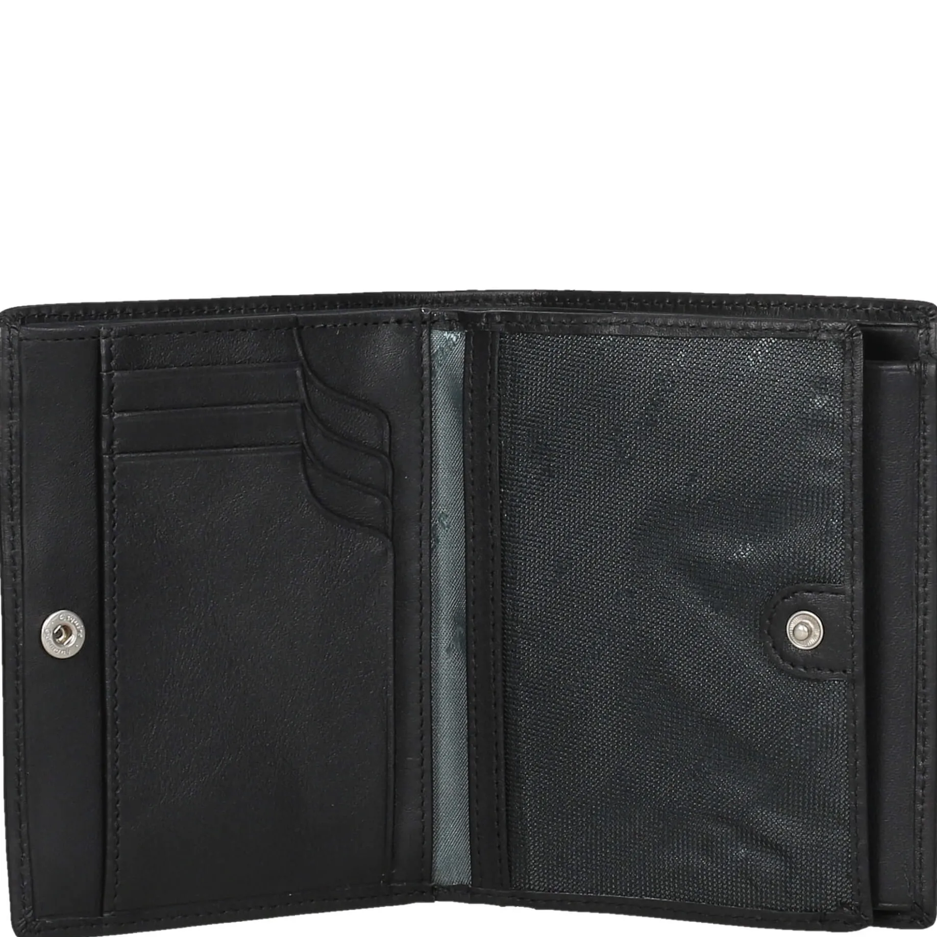 Logo - Geldbörse 12cc 12 cm RFID CARDSAFE (black)