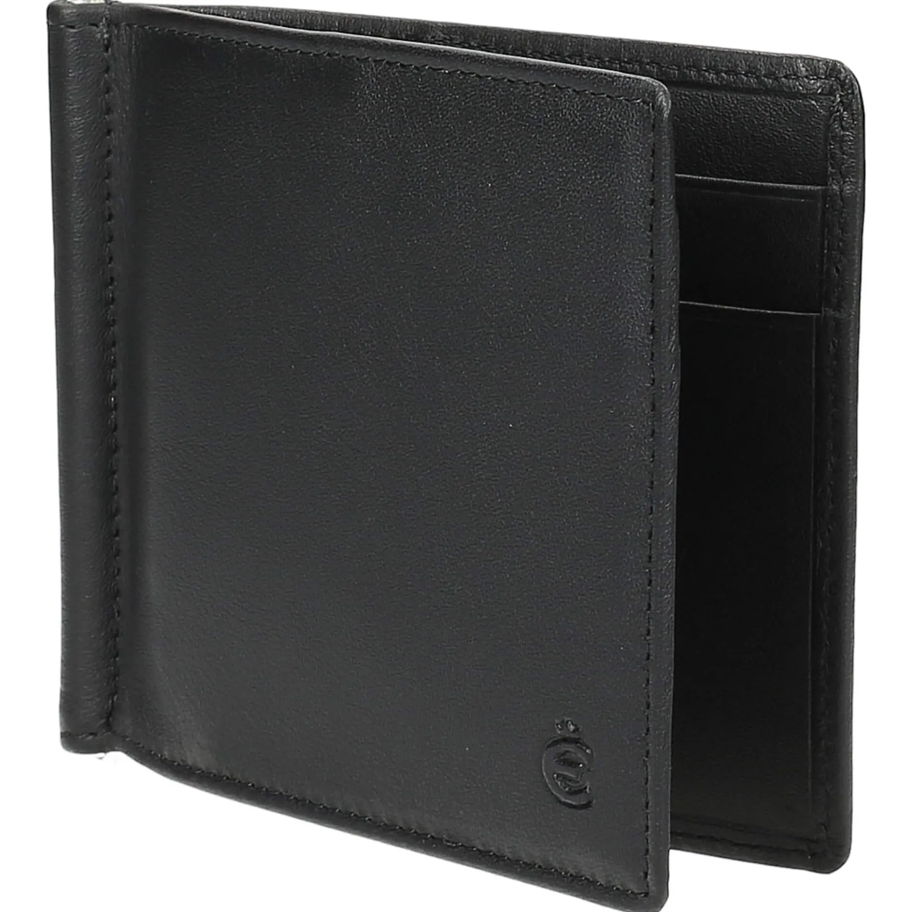 Logo - Geldbörse 6cc 11 cm RFID CARDSAFE (black)