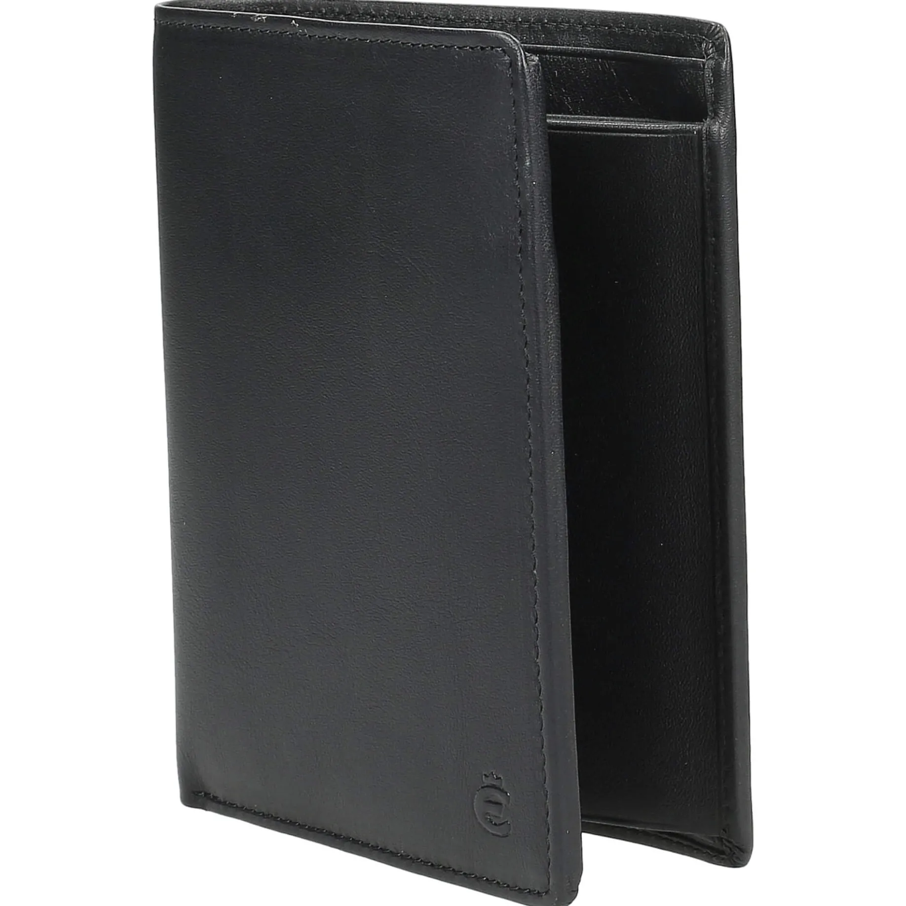 Logo - Geldbörse 12cc 12.5 cm RFID CARDSAFE (black)