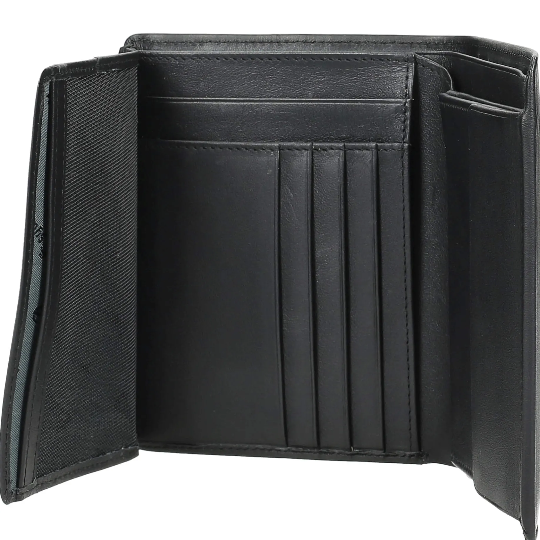Logo - Geldbörse 12cc 12.5 cm RFID CARDSAFE (black)