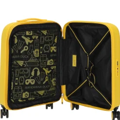 Logoduck+ - 4-Rollen-Kabinentrolley 52 cm erw. (duck yellow)