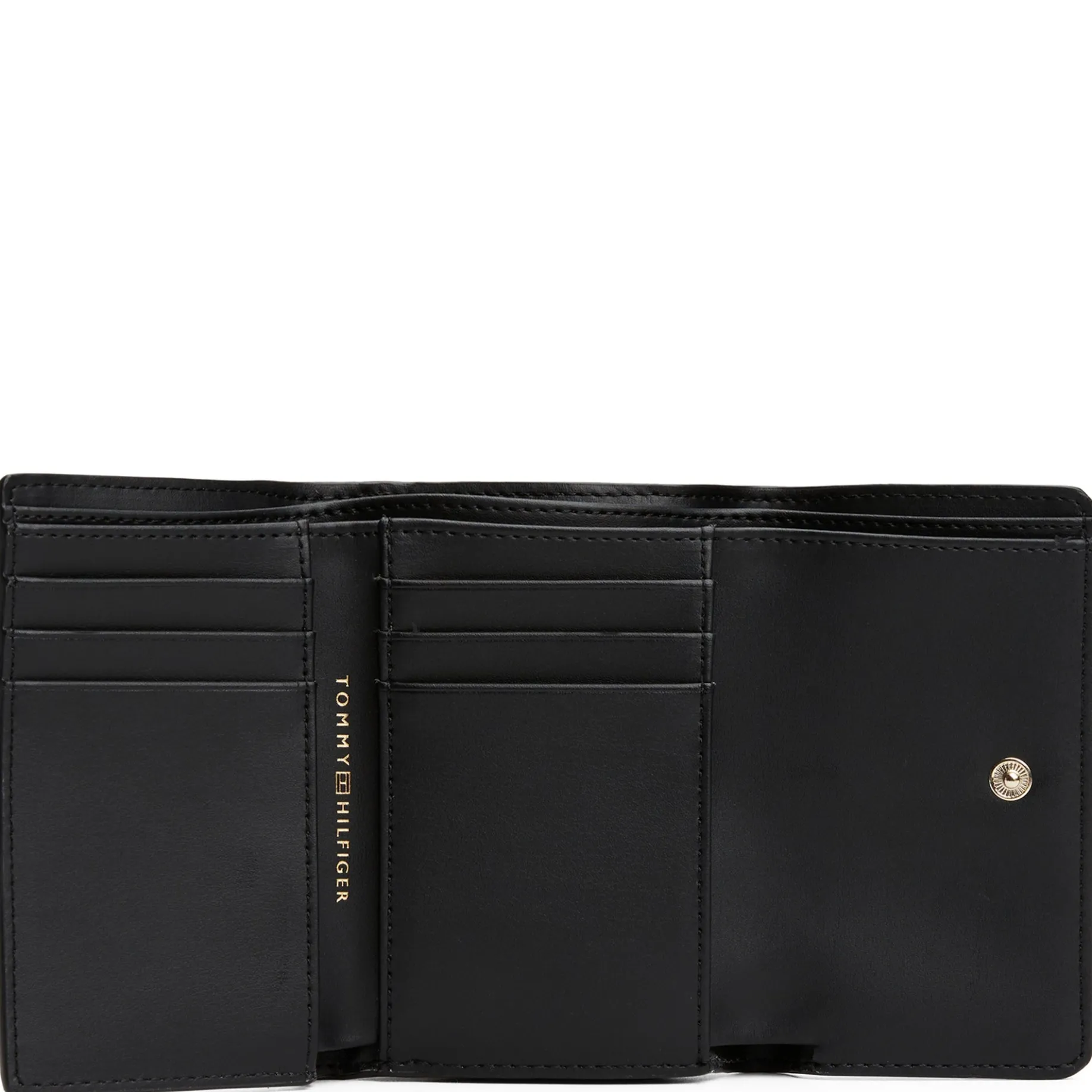 Logotape Trifold - Geldbörse 6cc 12 cm (schwarz)