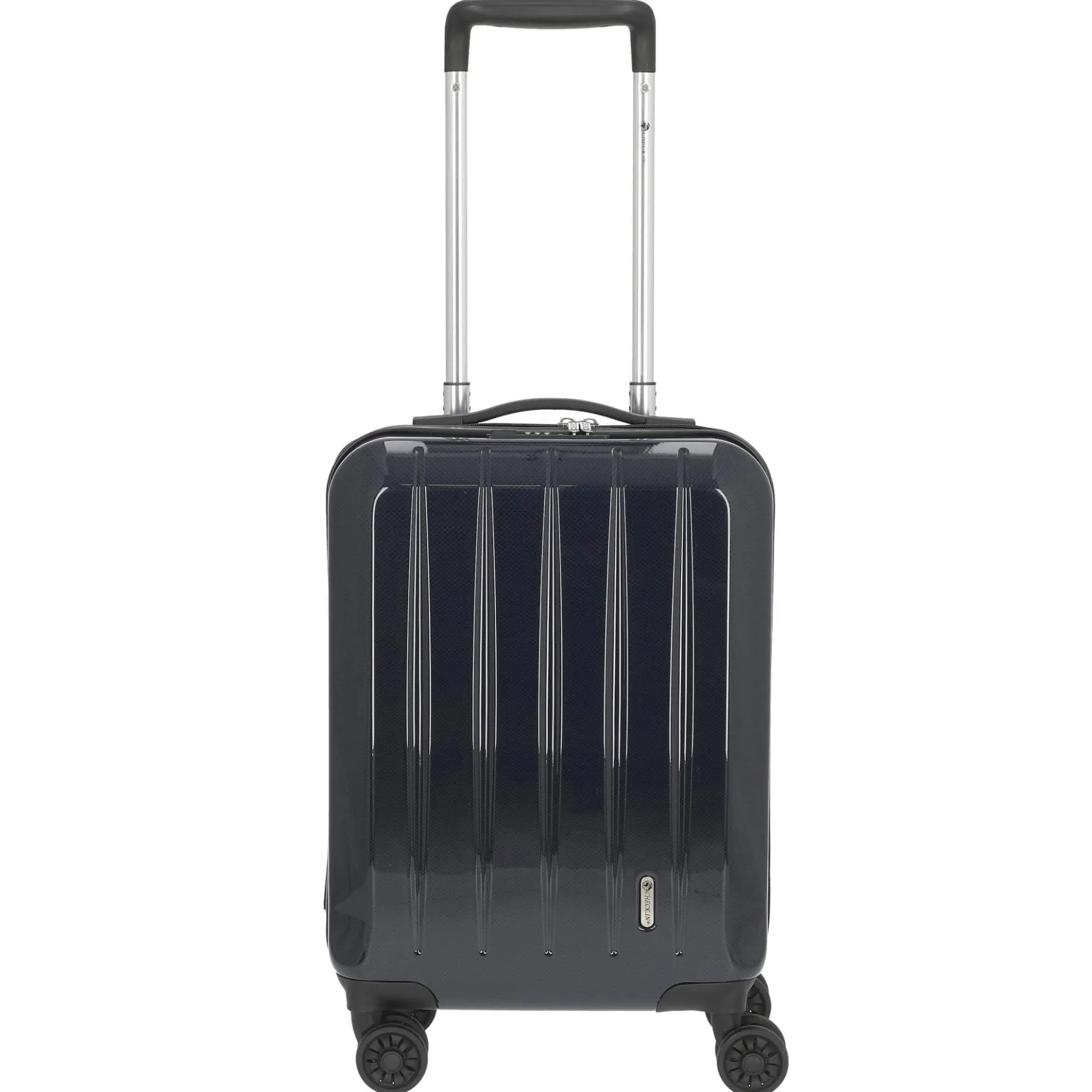 London 2.0 - 4-Rollen-Trolley 50 cm (carbon blau)