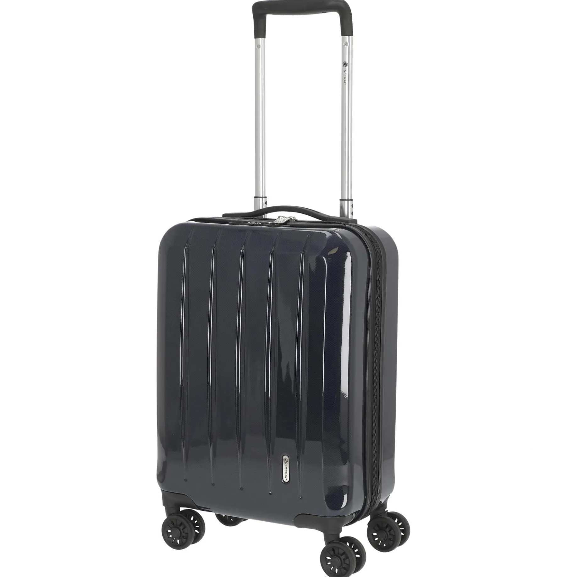 London 2.0 - 4-Rollen-Trolley 50 cm (carbon blau)