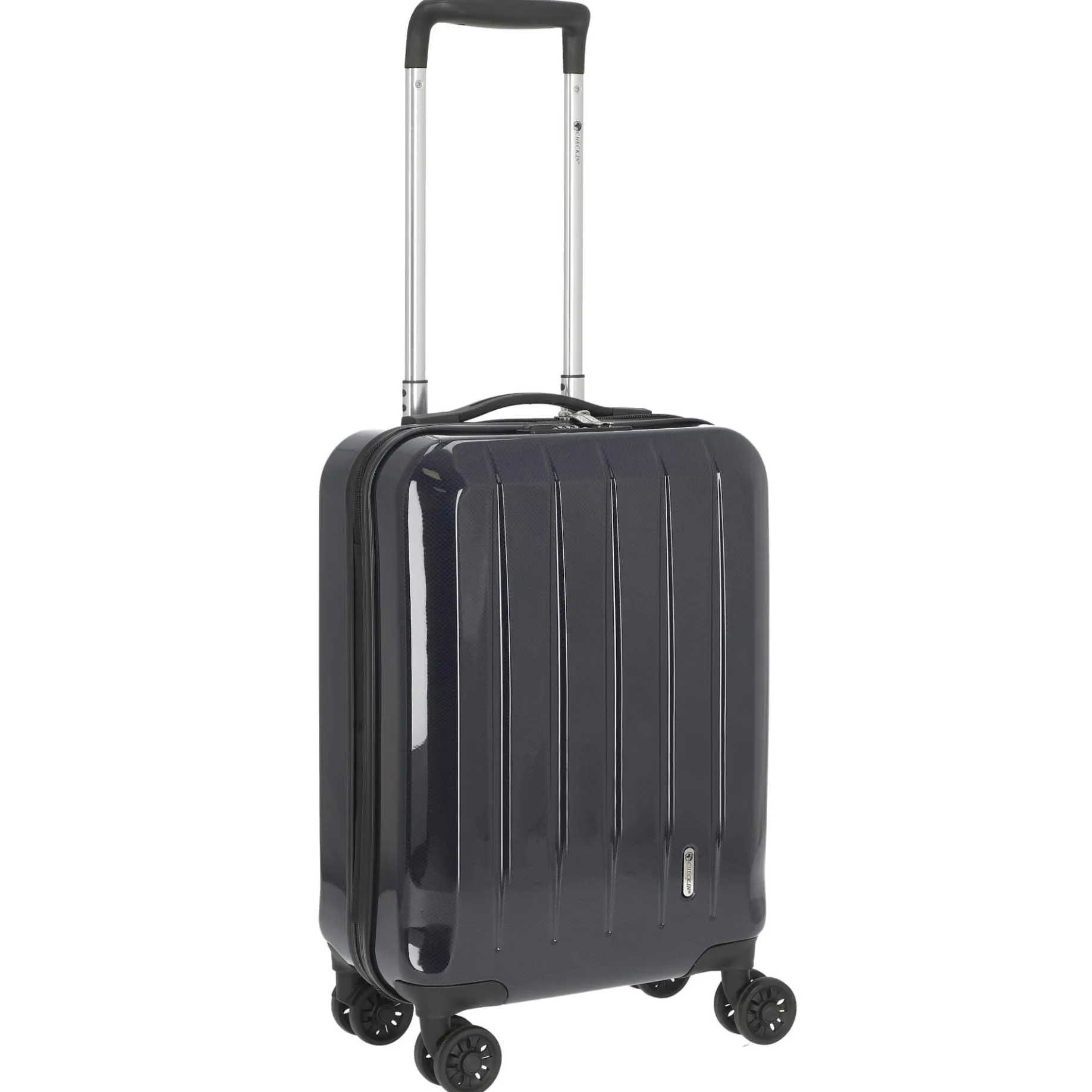 London 2.0 - 4-Rollen-Trolley 50 cm (carbon blau)
