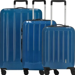 London 2.0 Trolley-Set 3tlg. (blau)