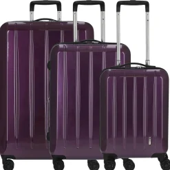 London 2.0 Trolley-Set 3tlg. (lila)