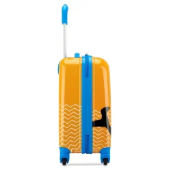 Looney Tunes Kids - 4-Rollen-Kindertrolley 44 cm (Daffy Duck Arancio)