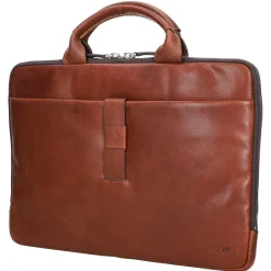 Loreto Samu - Aktentasche 14" 38 cm RFID (darkbrown)