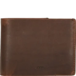 Loreto Typhon - Geldbörse 9cc 12 cm RFID (darkbrown)