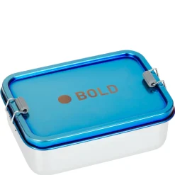 Lunchbox Stainless Steel Solid 18 cm - Brotzeitbox (Bold Blue/Purple)