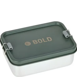 Lunchbox Stainless Steel Solid 18 cm - Brotzeitbox (Bold Dark Olive)