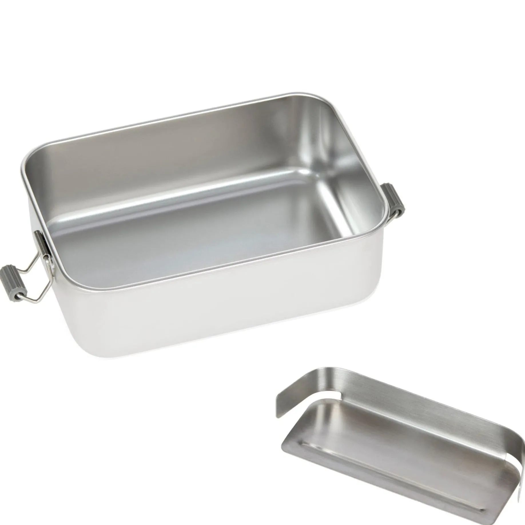 Lunchbox Stainless Steel Solid 18 cm - Brotzeitbox (Bold Rainbow)