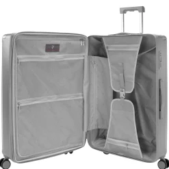 Luxe - 4-Rollen-Trolley L 76 cm erw. (silver)