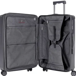 Luxe - 4-Rollen-Trolley M 66 cm erw. (gunmetal)