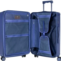 Luxe - 4-Rollen-Trolley M 66 cm erw. (navy)
