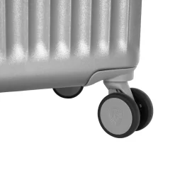 Luxe - 4-Rollen-Trolley Set 3tlg. L/M/S erw. (silver)