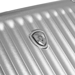 Luxe - 4-Rollen-Trolley Set 3tlg. L/M/S erw. (silver)