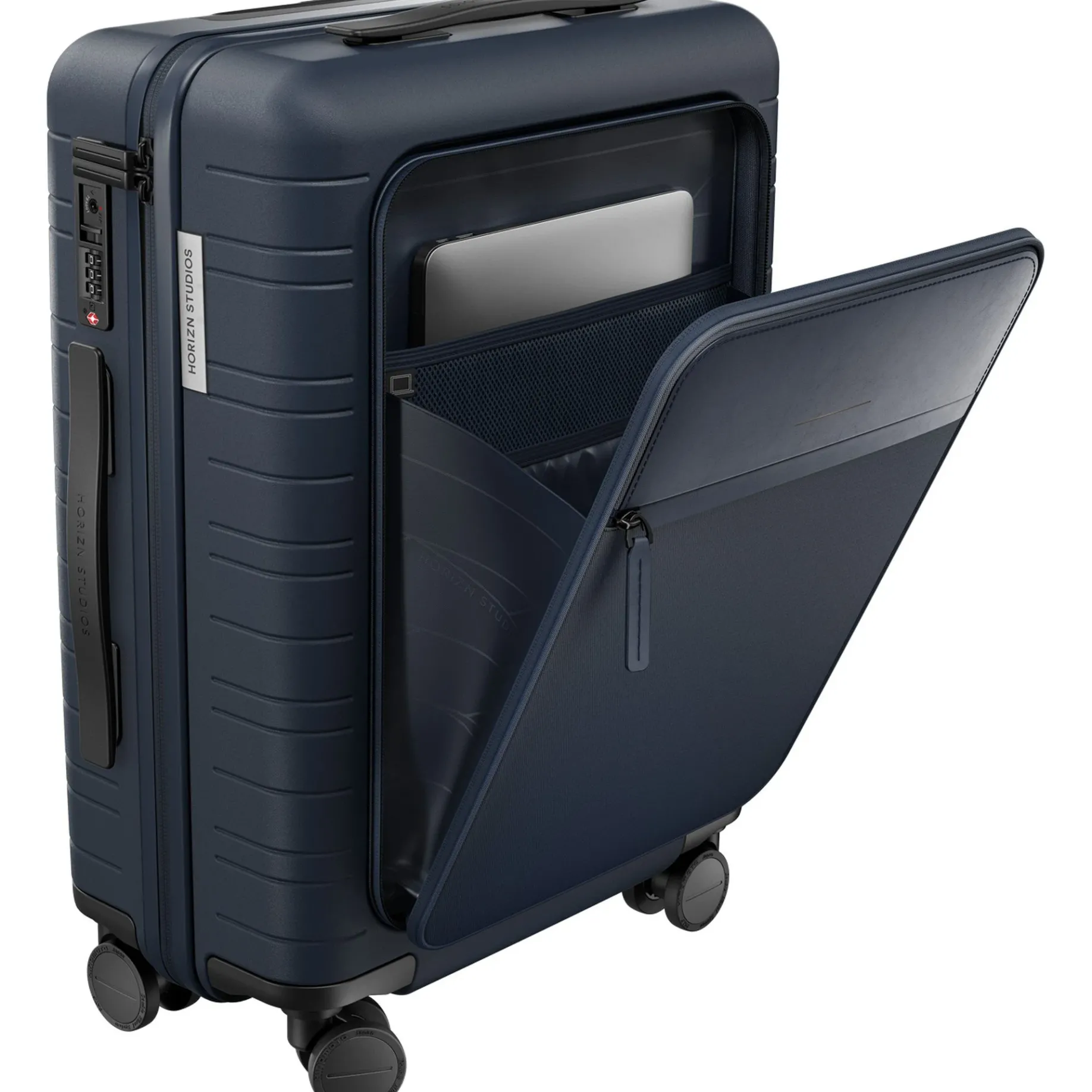 M5 Essential - 4-Rollen-Kabinentrolley mit Vortasche S 55 cm (night blue)