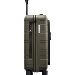 M5 Essential - 4-Rollen-Kabinentrolley mit Vortasche S 55 cm (dark olive)