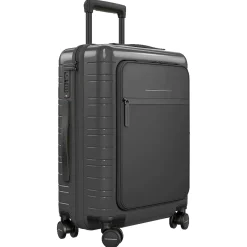 M5 Essential - 4-Rollen-Kabinentrolley mit Vortasche S 55 cm (glossy graphite)